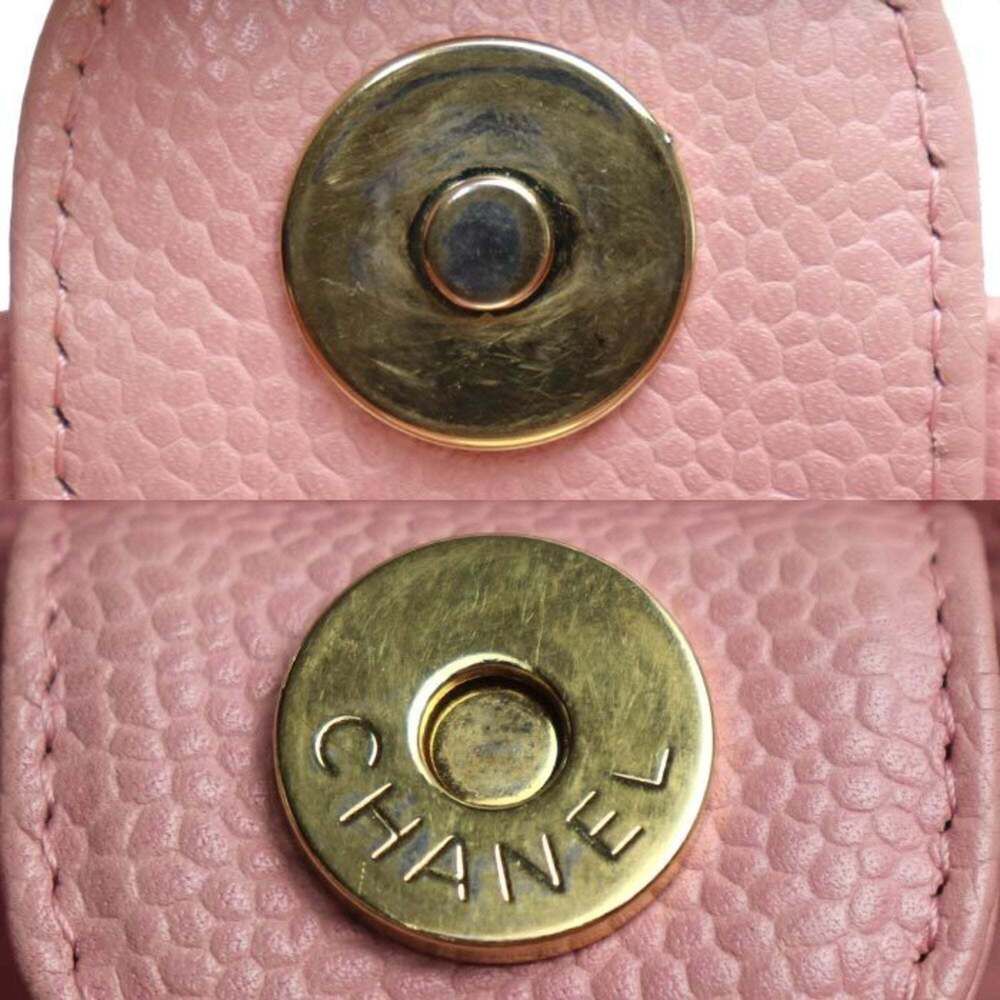 CHANEL Pink Caviar Leather Tote Bag - Picture 7 of 9